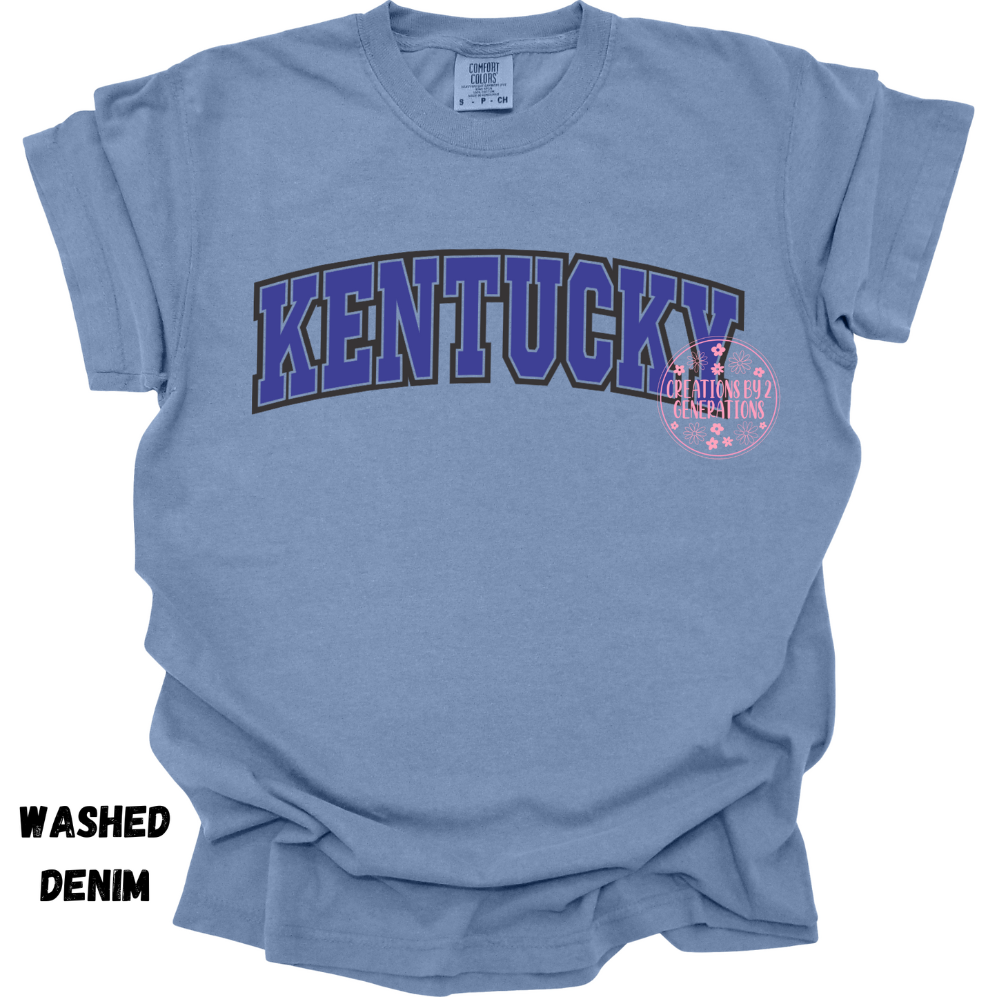 KENTUCKY SIMPLE BLUE ARCH PRINT