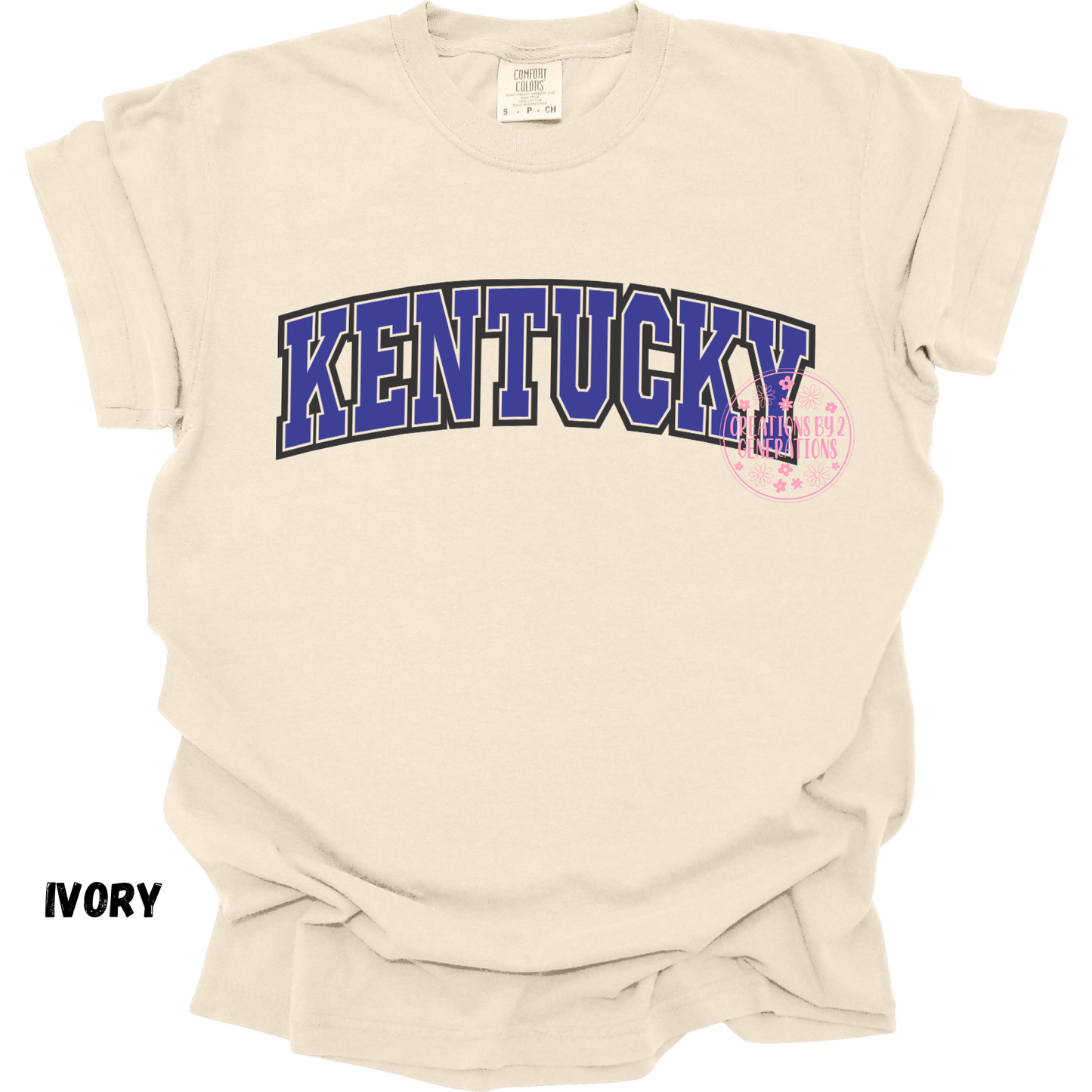 KENTUCKY SIMPLE BLUE ARCH PRINT