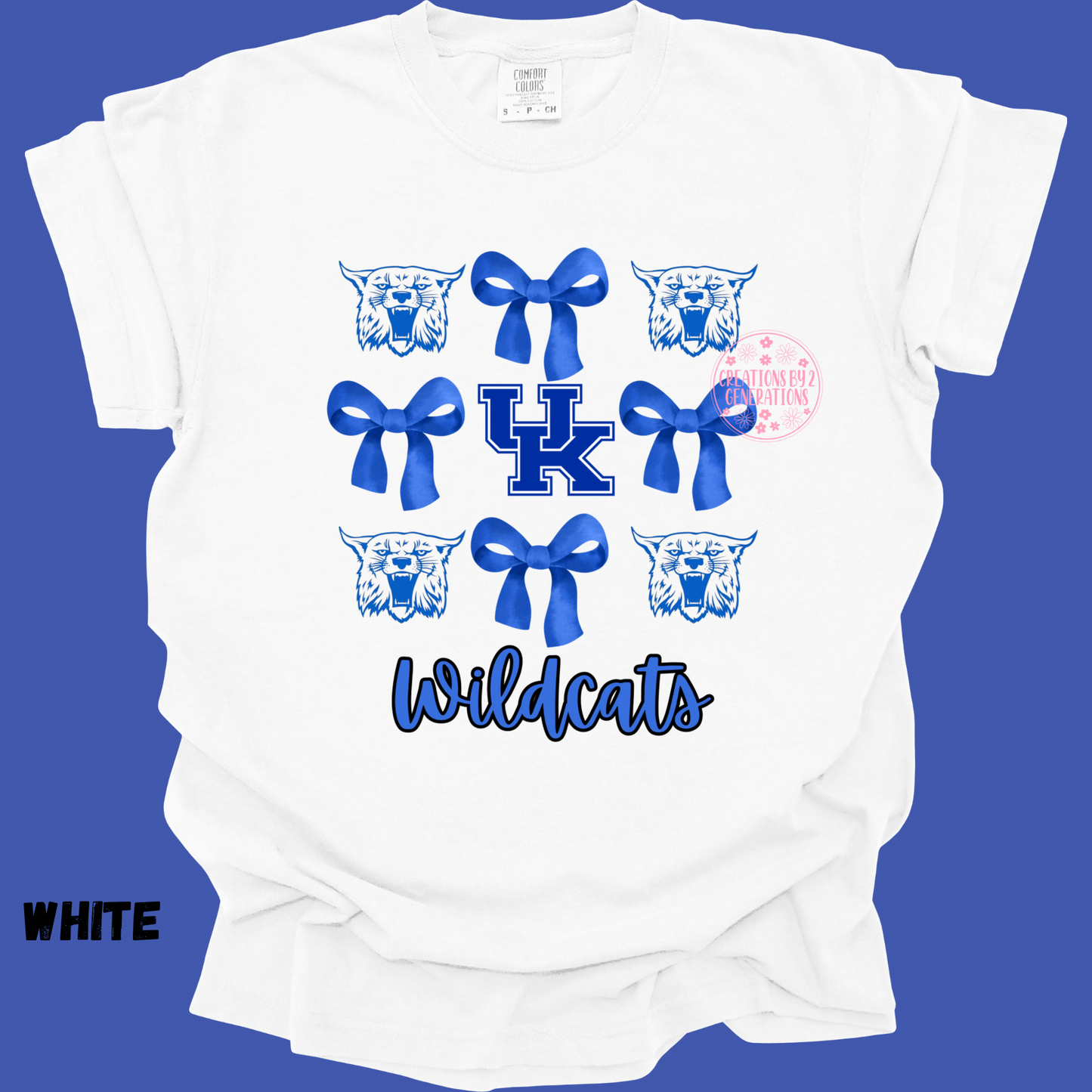 WILDCATS WITH BOWS PRINT