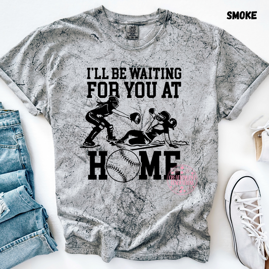 I’LL BE WAITING FOR YOU AT HOME BLACK PRINT