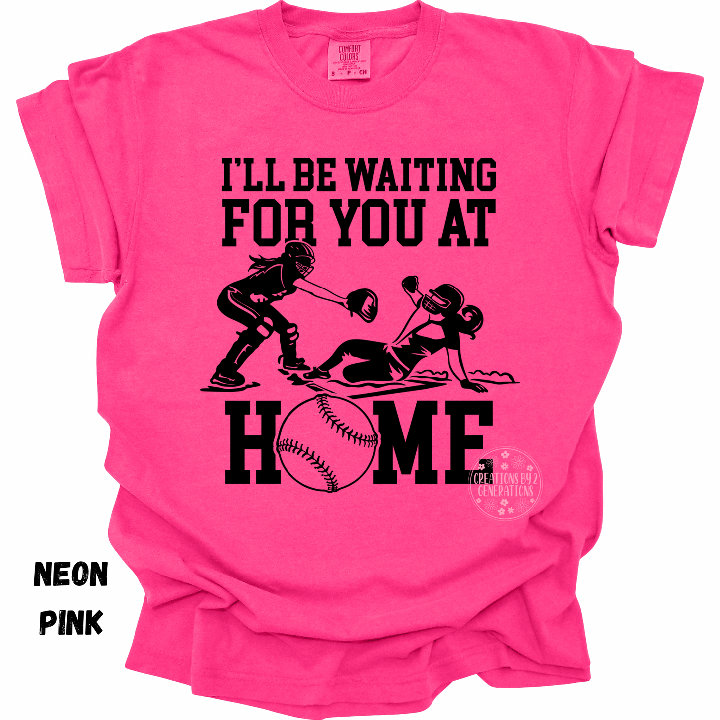 I’LL BE WAITING FOR YOU AT HOME BLACK PRINT
