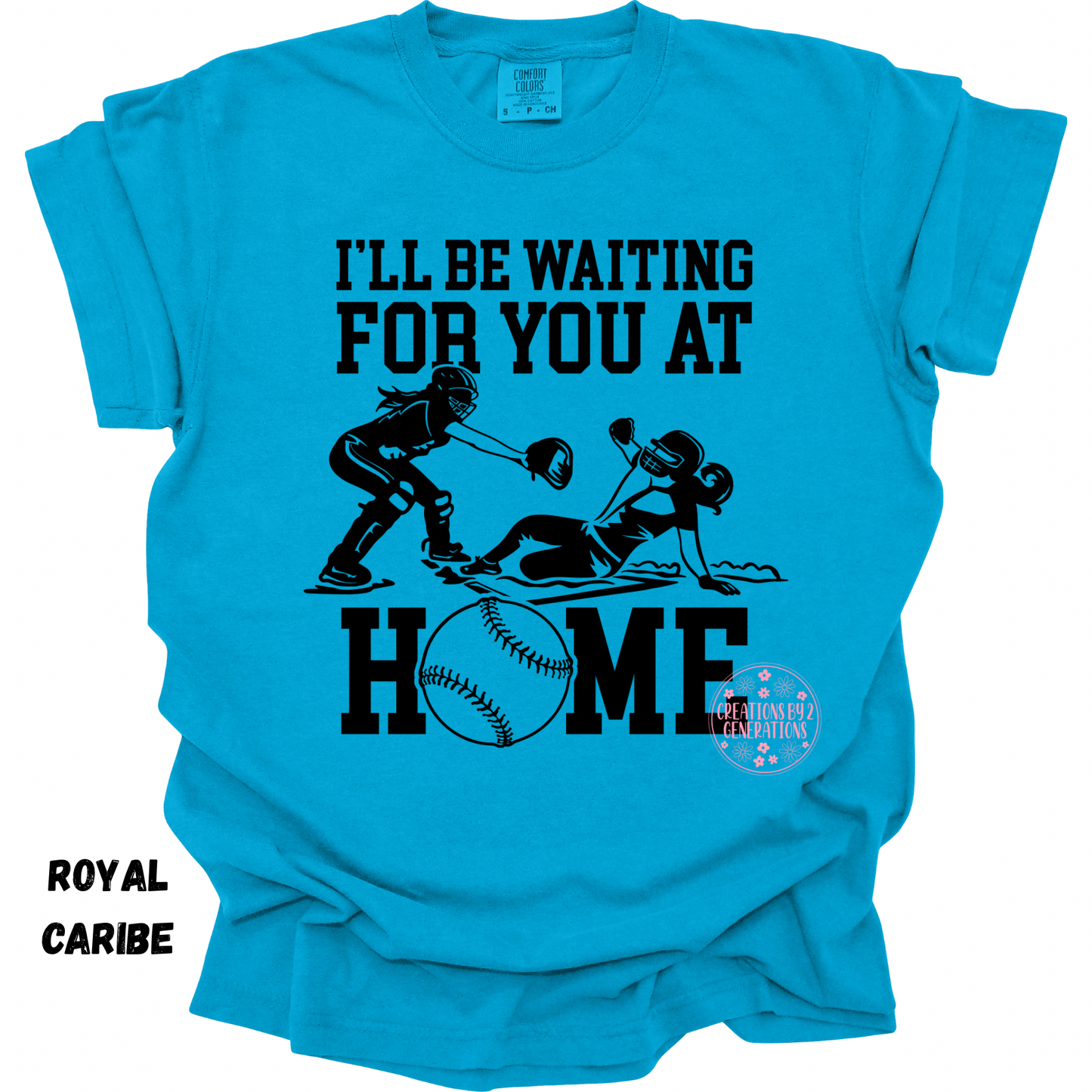 I’LL BE WAITING FOR YOU AT HOME BLACK PRINT