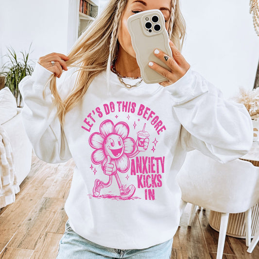 LET’S DO THIS BEFORE ANXIETY KICKS IN - PINK PRINT
