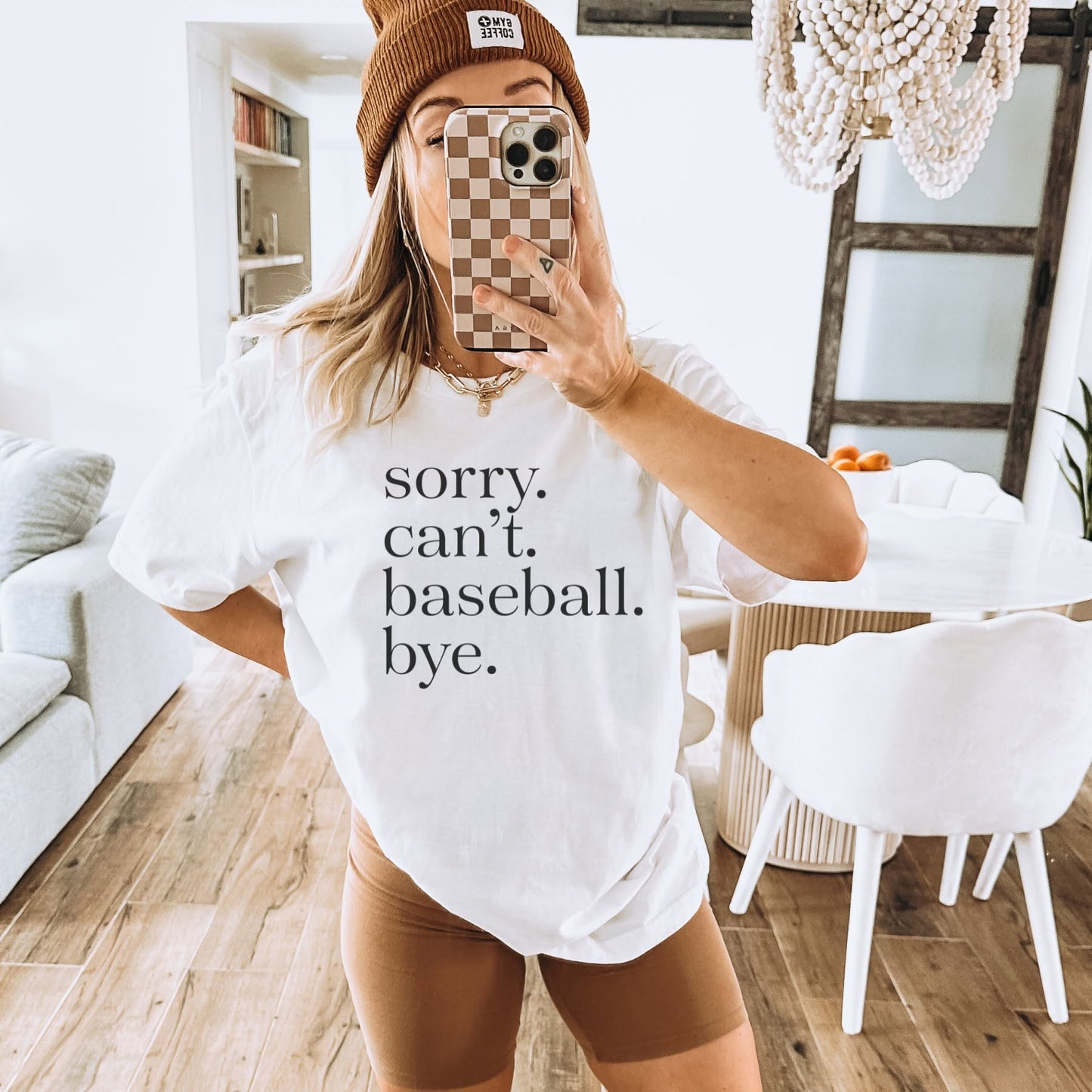 SORRY CAN’T BASEBALL BYE BLACK (PRINT ONLY)
