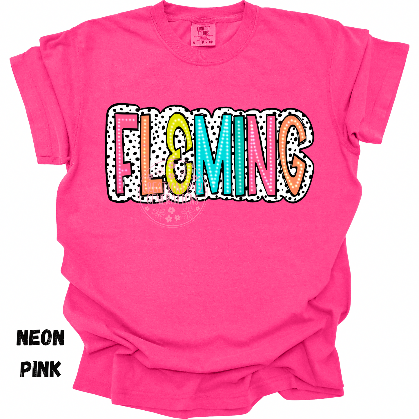 FLEMING COLORFUL WITH BLACK DOTS