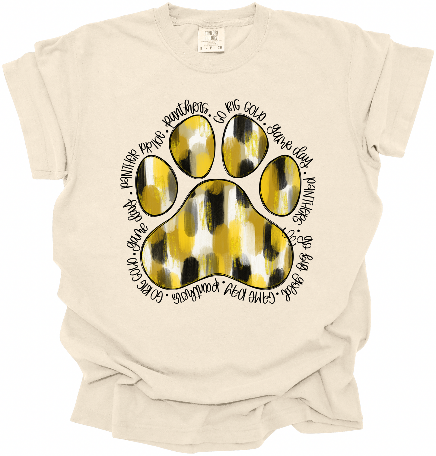 BLACK AND GOLD PAW (PRINT ONLY)