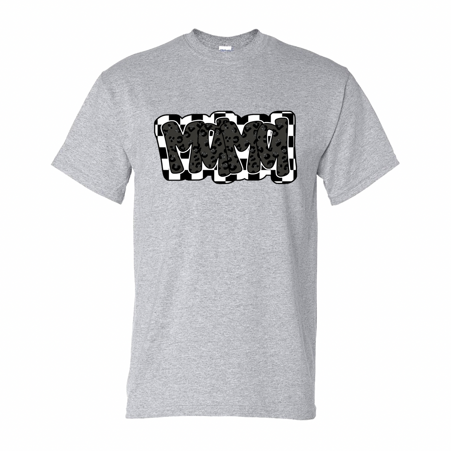 MAMA BLACK AND WHITE CHECKERED (PRINT ONLY)