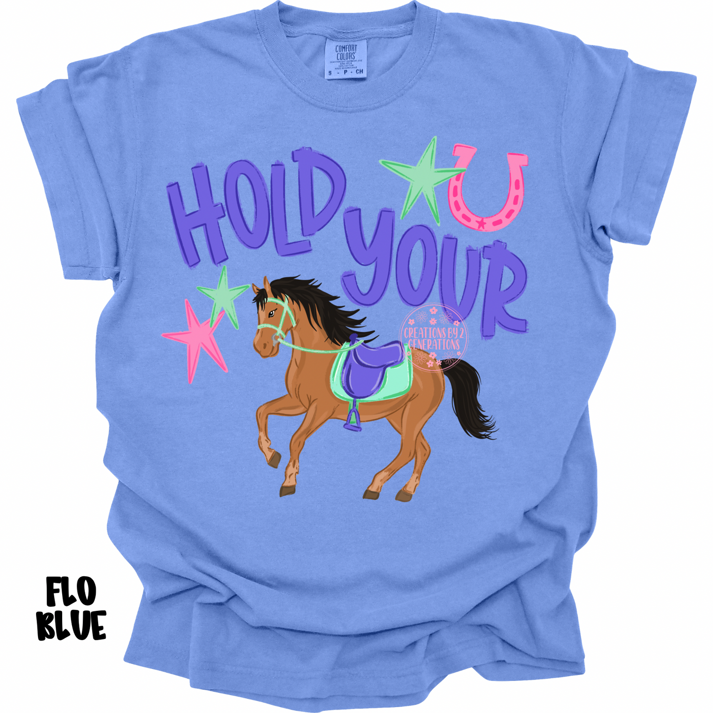 HOLD YOUR HORSES PURPLE/PINK PREORDER (YOUTH)