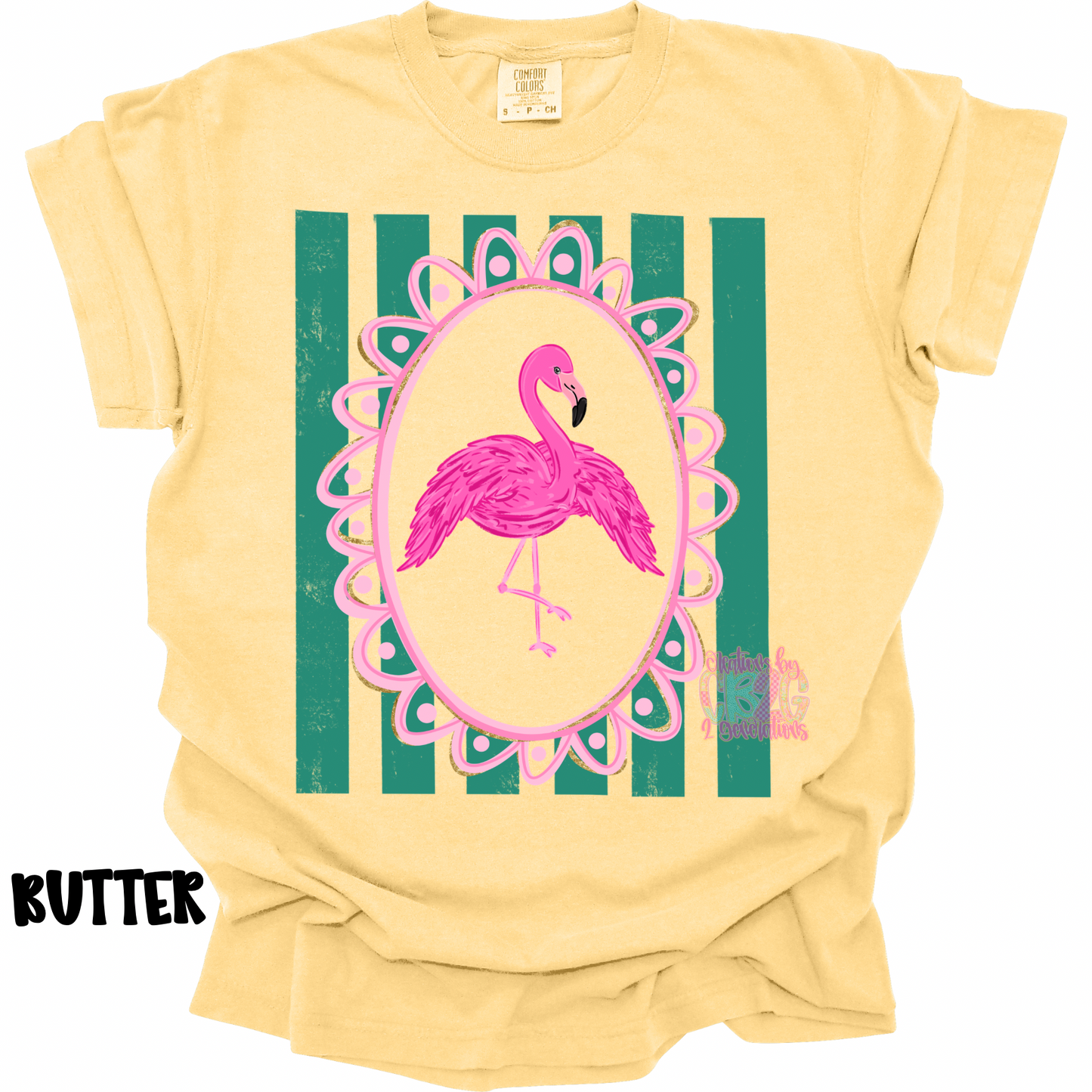 FLAMINGO WITH STRIPES PREORDER