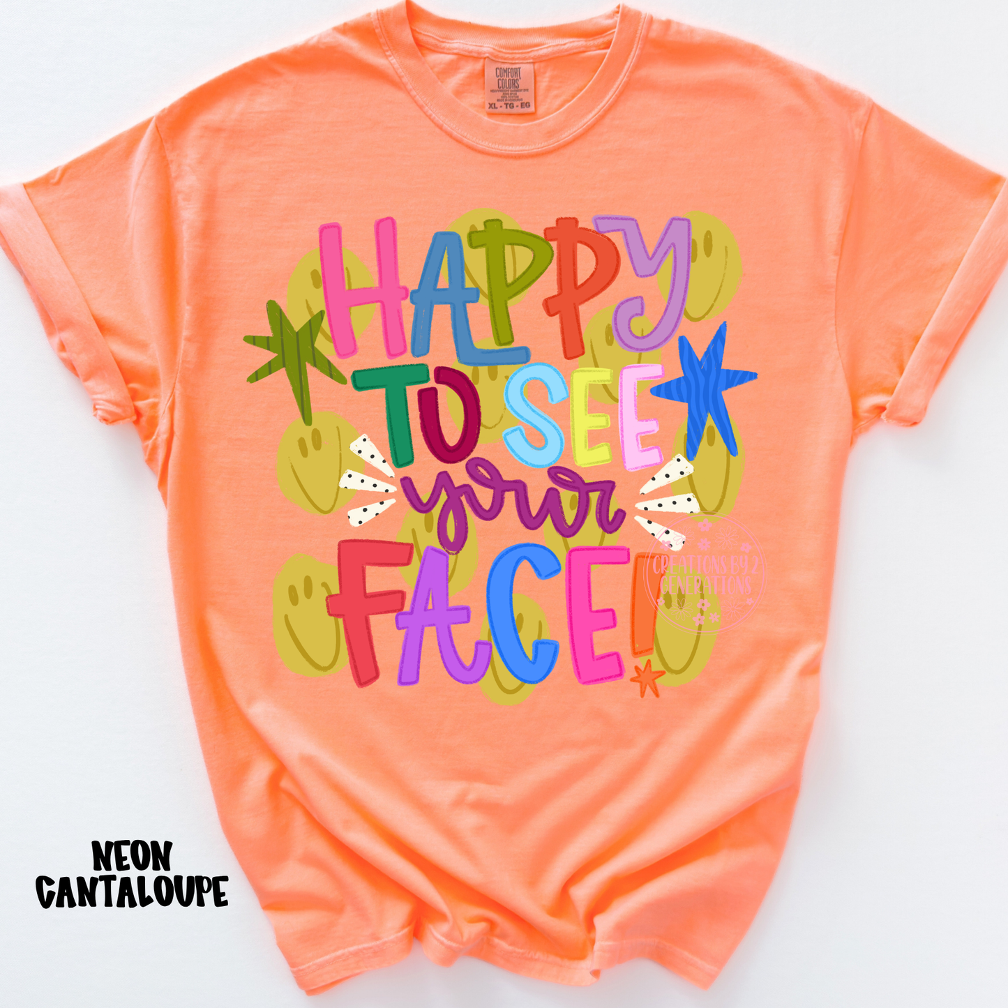 HAPPY TO SEE YOUR FACE WITH SMILEY FACES PREORDER