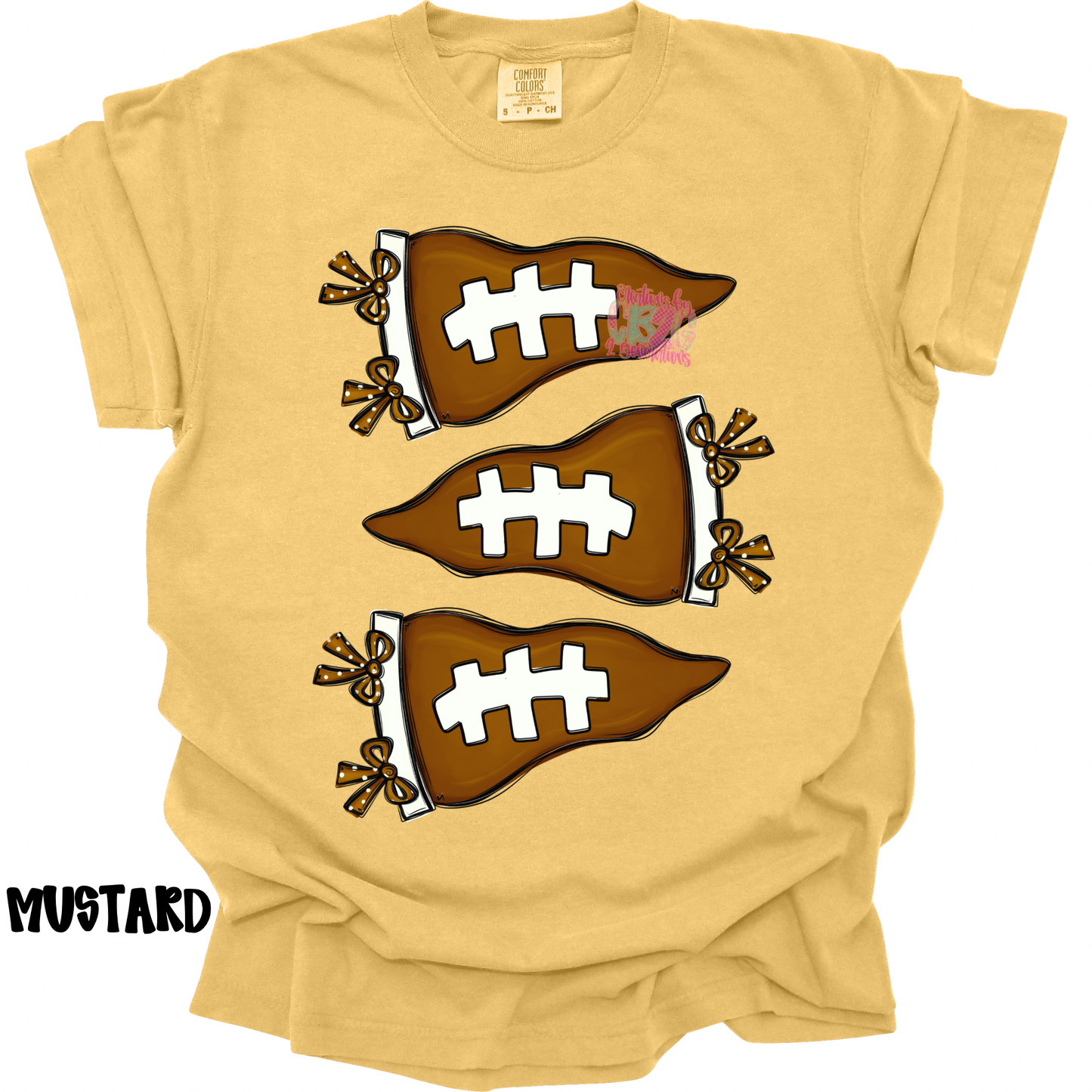 3 FOOTBALL PENNANT PREORDER