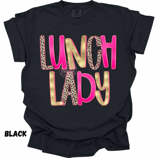 LUNCH LADY PINK LEOPARD PREORDER