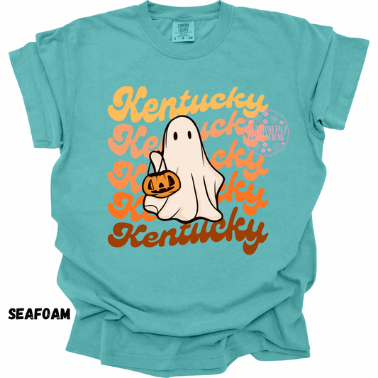 KENTUCKY HALLOWEEN GHOST PRINT