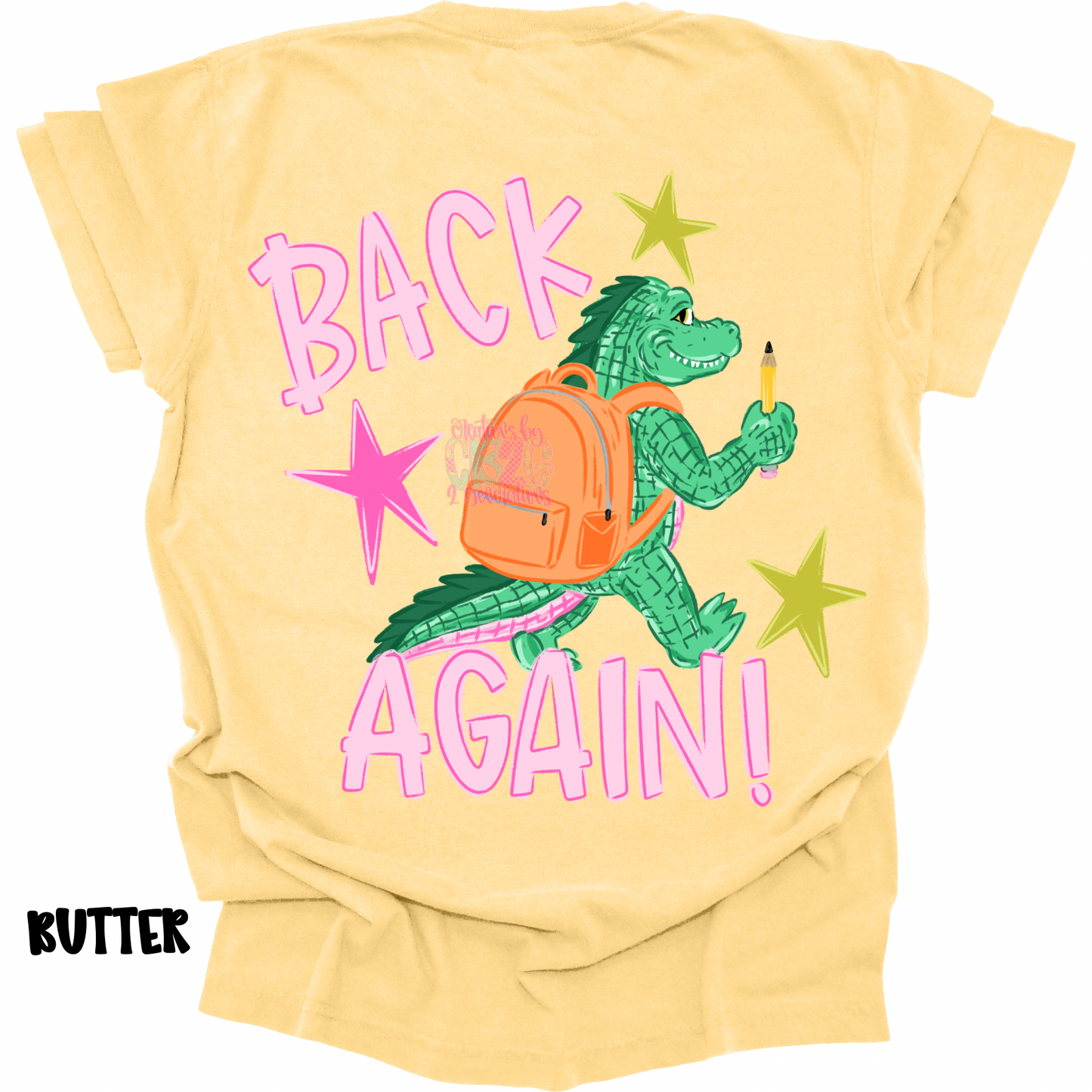 GUESS WHO’S BACK (FRONT) BACK AGAIN! (BACK) PINK/GREEN PREORDER (YOUTH)