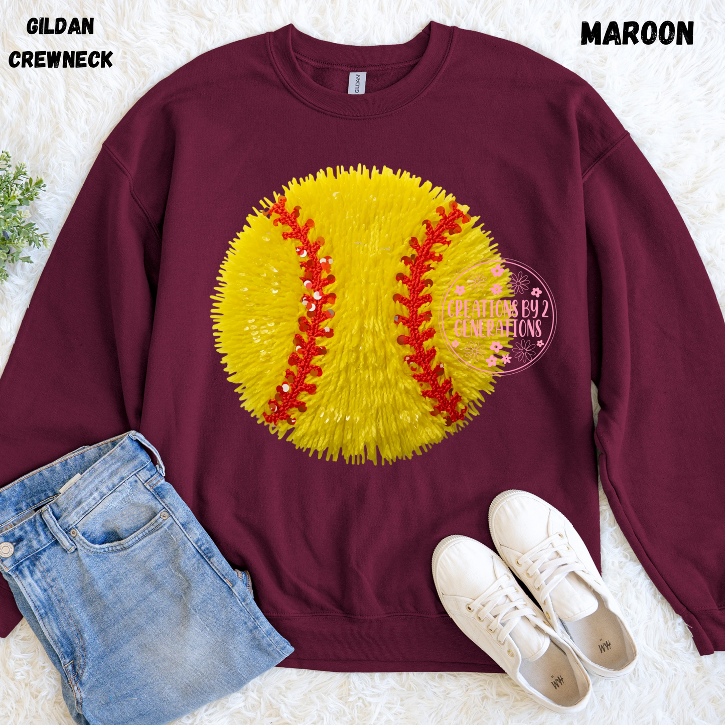 FAUX TEXTURED SOFTBALL PREORDER