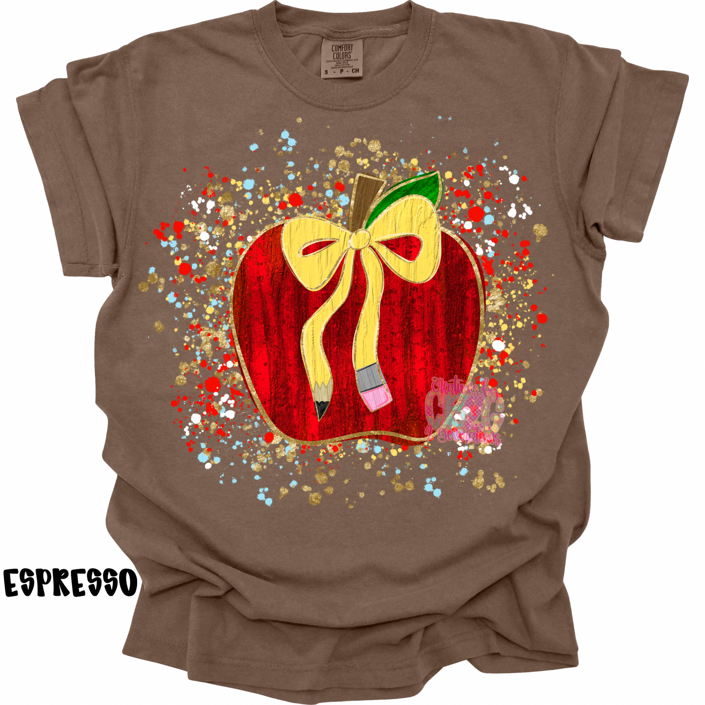APPLE FAUX TEXTURED SPLATTER PREORDER