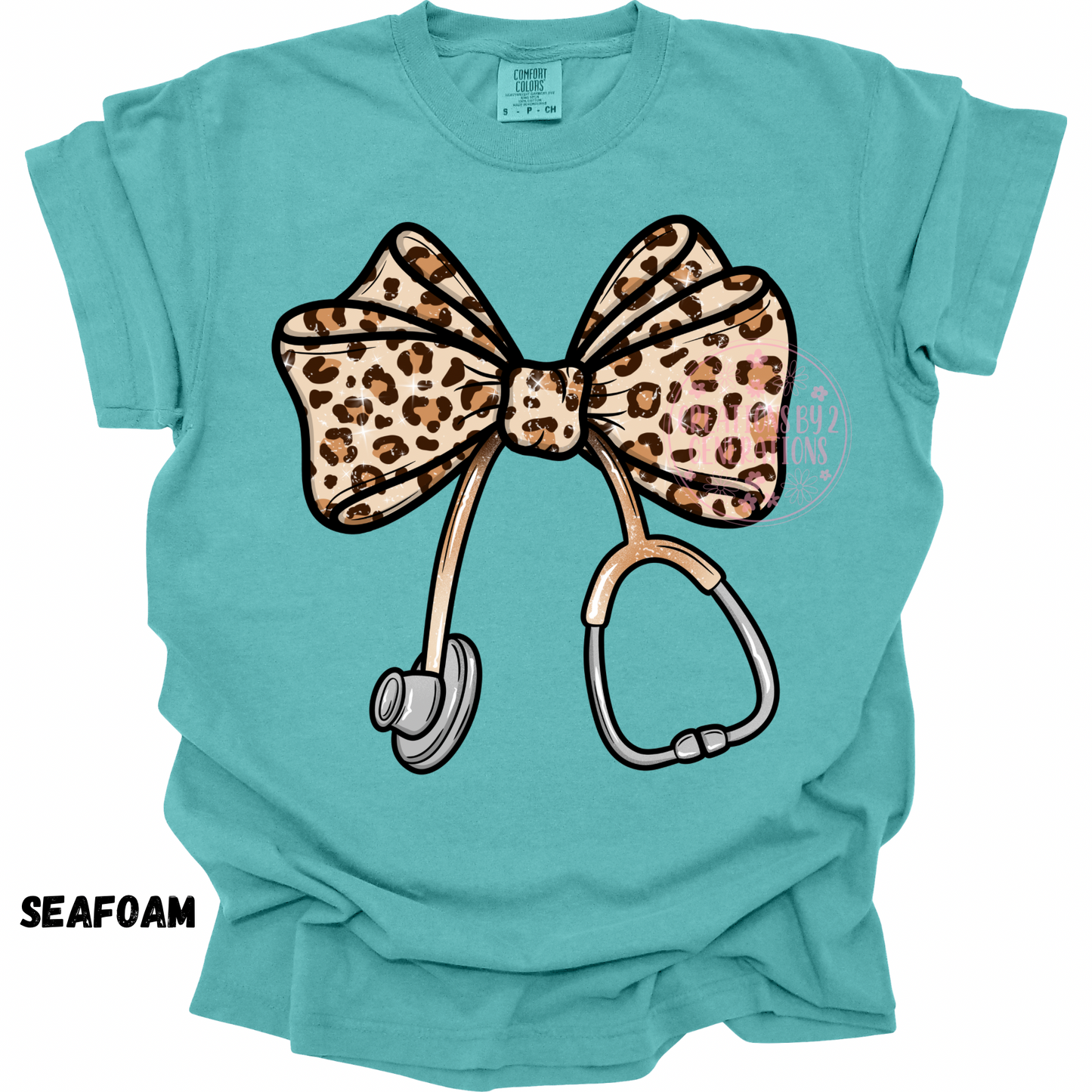 STETHOSCOPE LEOPARD BOW PREORDER