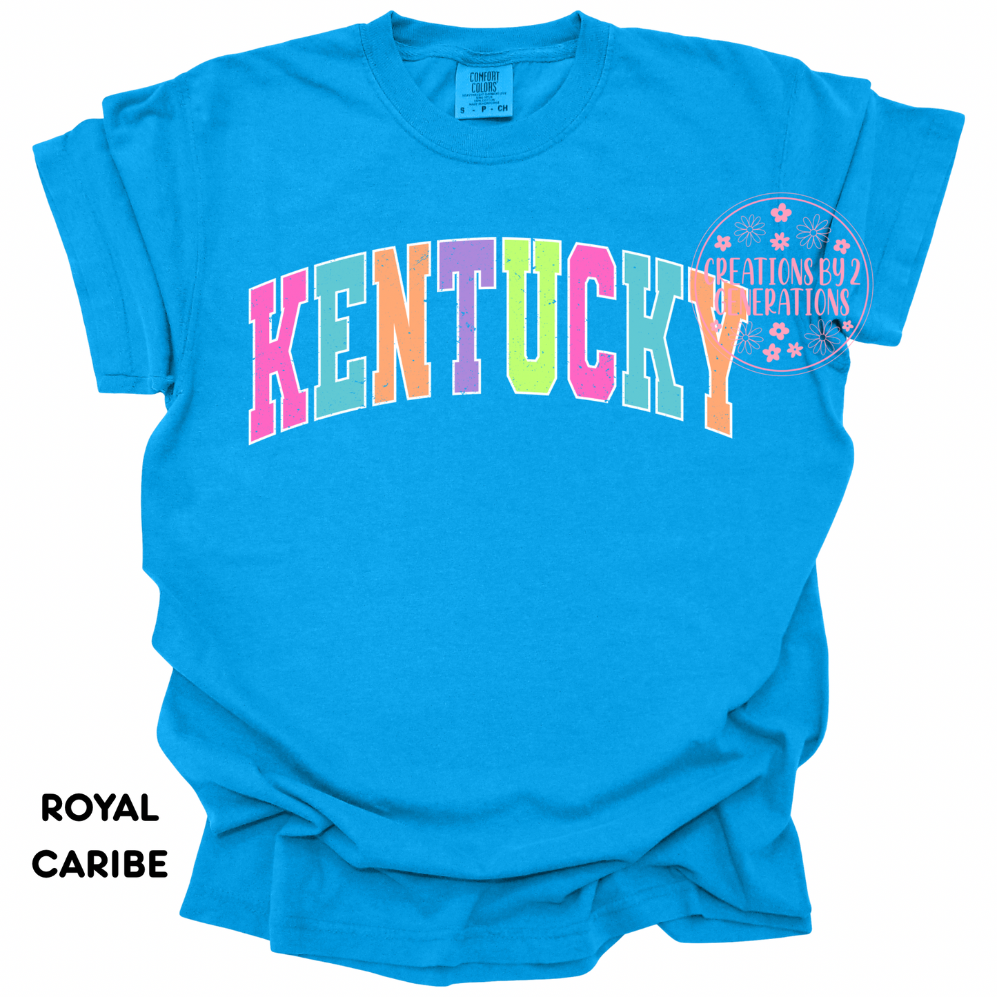 KENTUCKY COLORFUL DISTRESSED