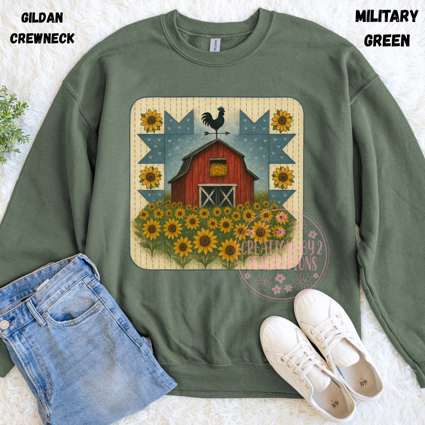 VINTAGE BARN QUILT SQUARE