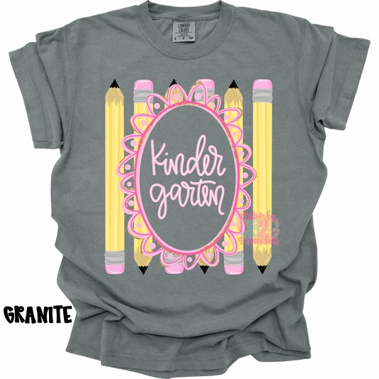 KINDERGARTEN WITH FRAME & PENCILS PREORDER (YOUTH)