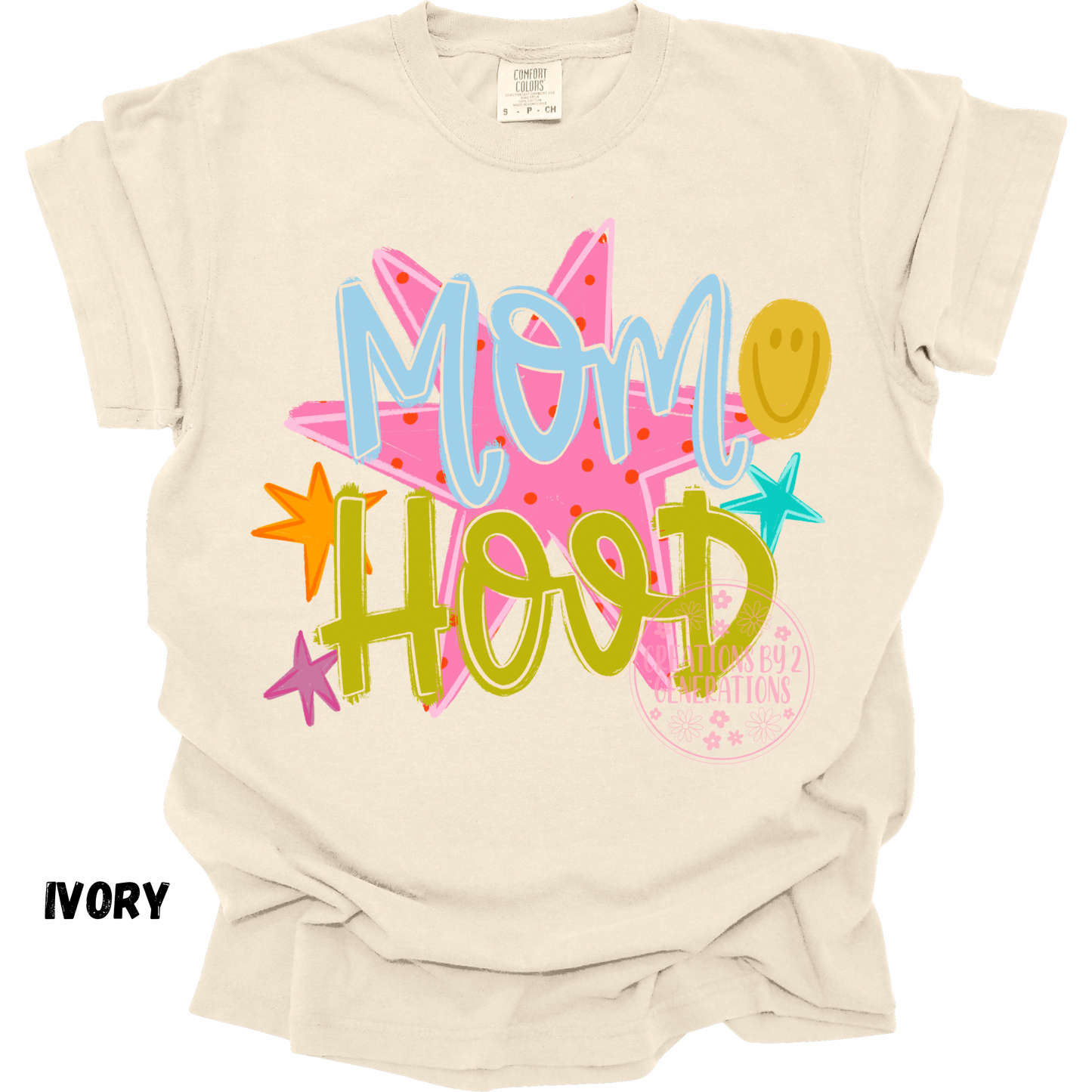 MOM HOOD WITH PINK STAR PREORDER