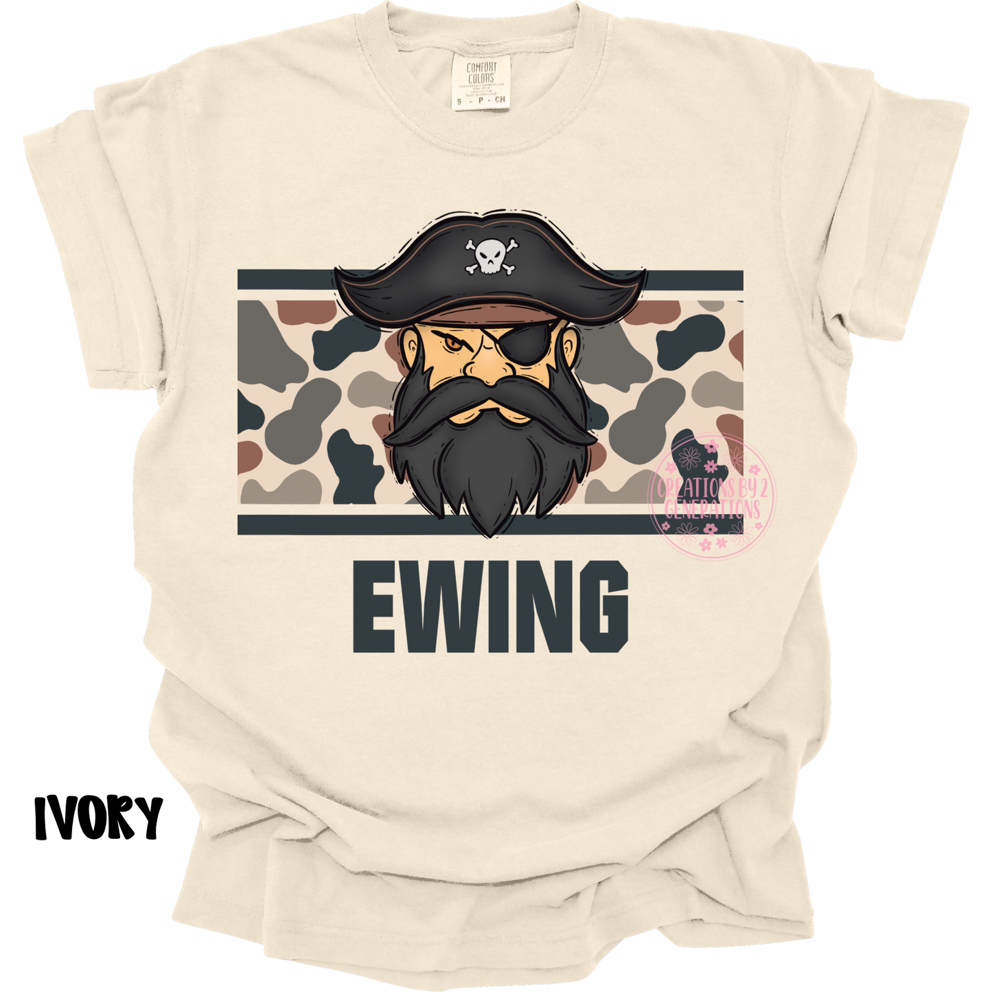 EWING CAMO PIRATE HEAD PREORDER