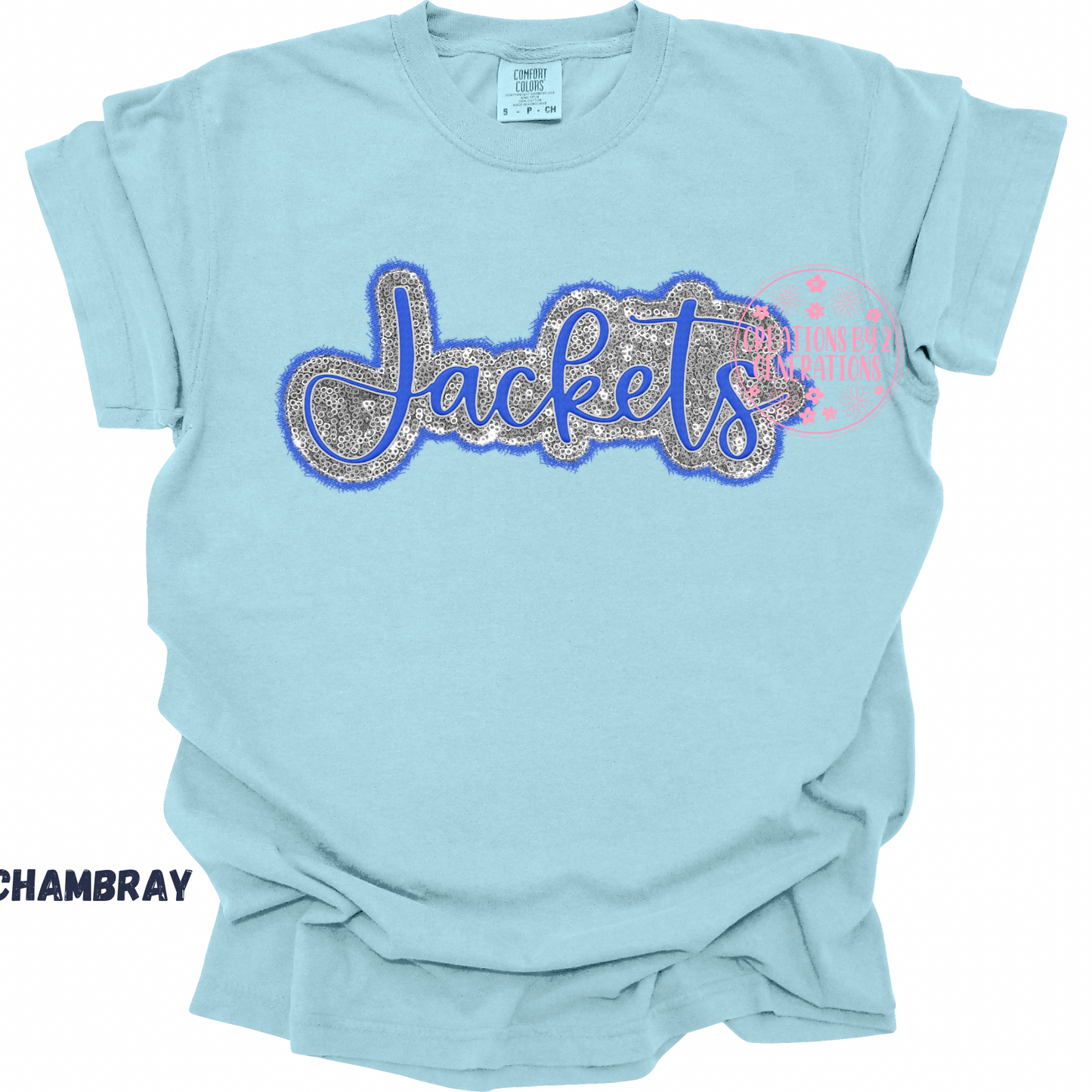 JACKETS FAUX SEQUINS