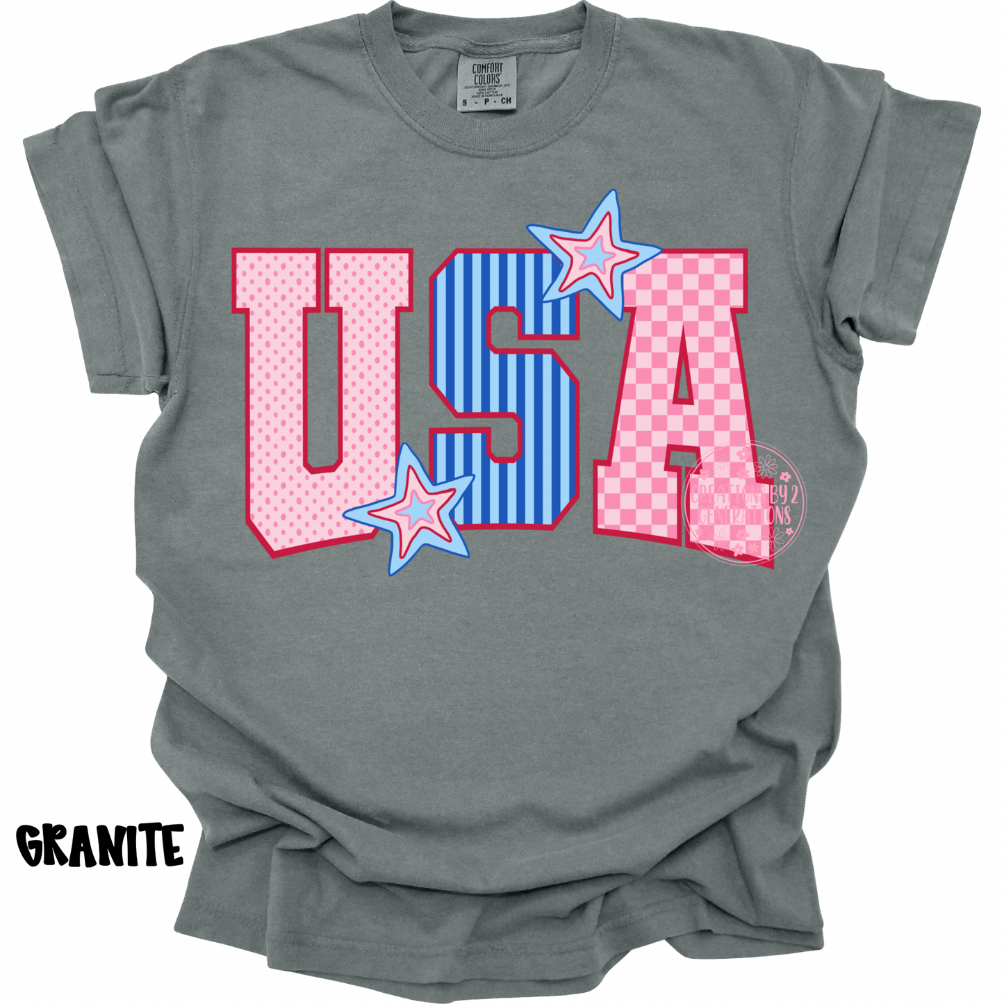 USA PINK/RED/BLUE WITH STARS PREORDER