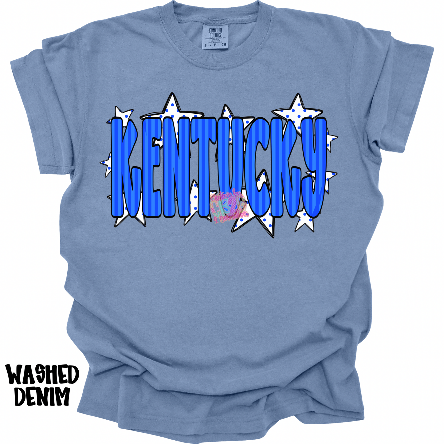 KENTUCKY BLUE STRIPES WITH STARS PREORDER