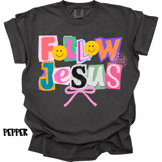 FOLLOW JESUS WITH PINK BOW PREORDER (YOUTH)