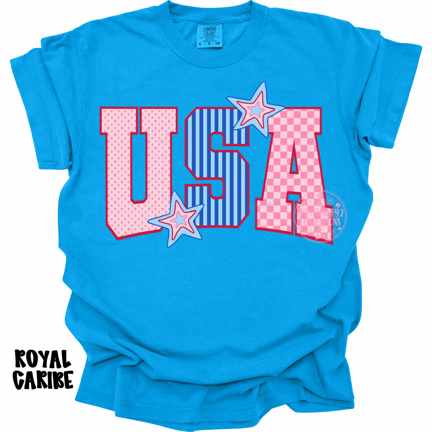 USA PINK/RED/BLUE WITH STARS PREORDER