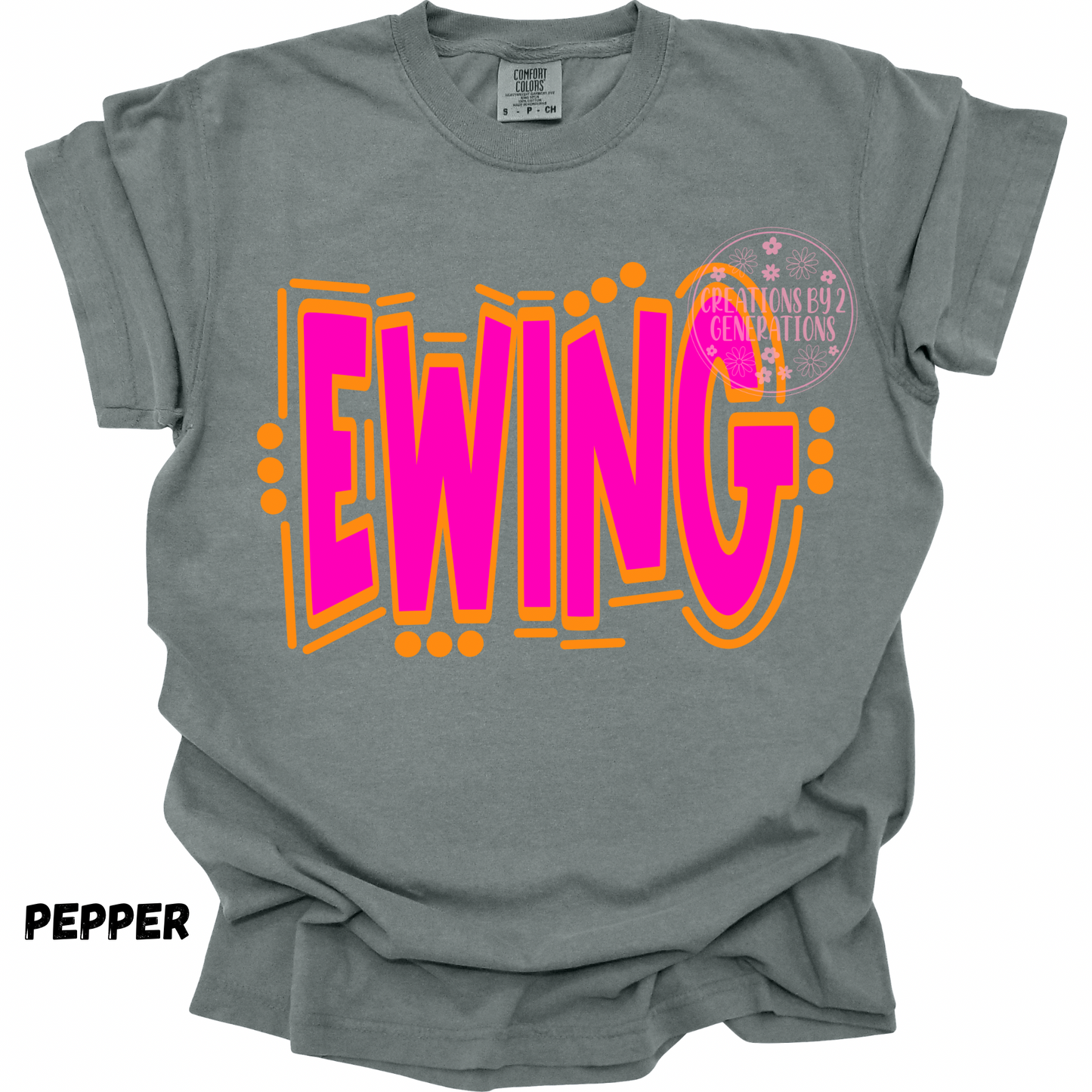 EWING PINK & ORANGE DOODLE PREORDER