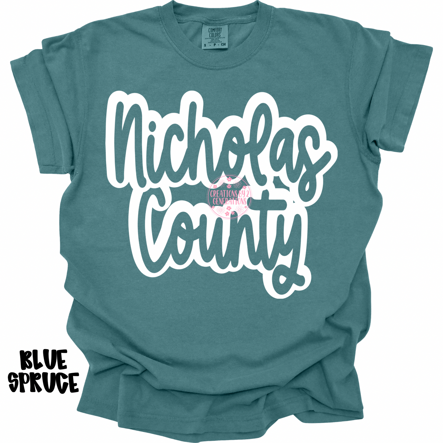 NICHOLAS COUNTY WHITE OUTLINE PREORDER