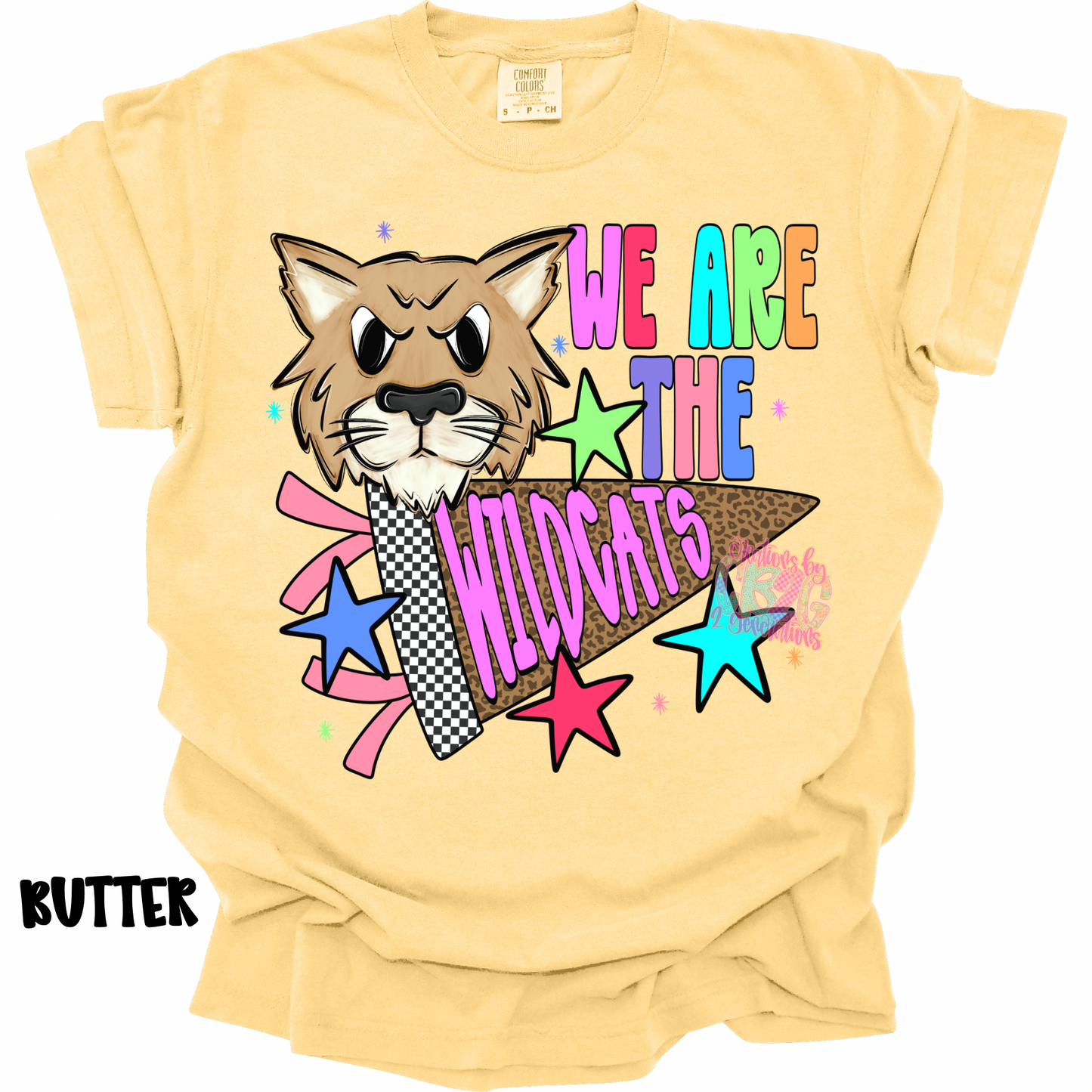 WE ARE THE WILDCATS COLORFUL WITH BANNER PREORDER
