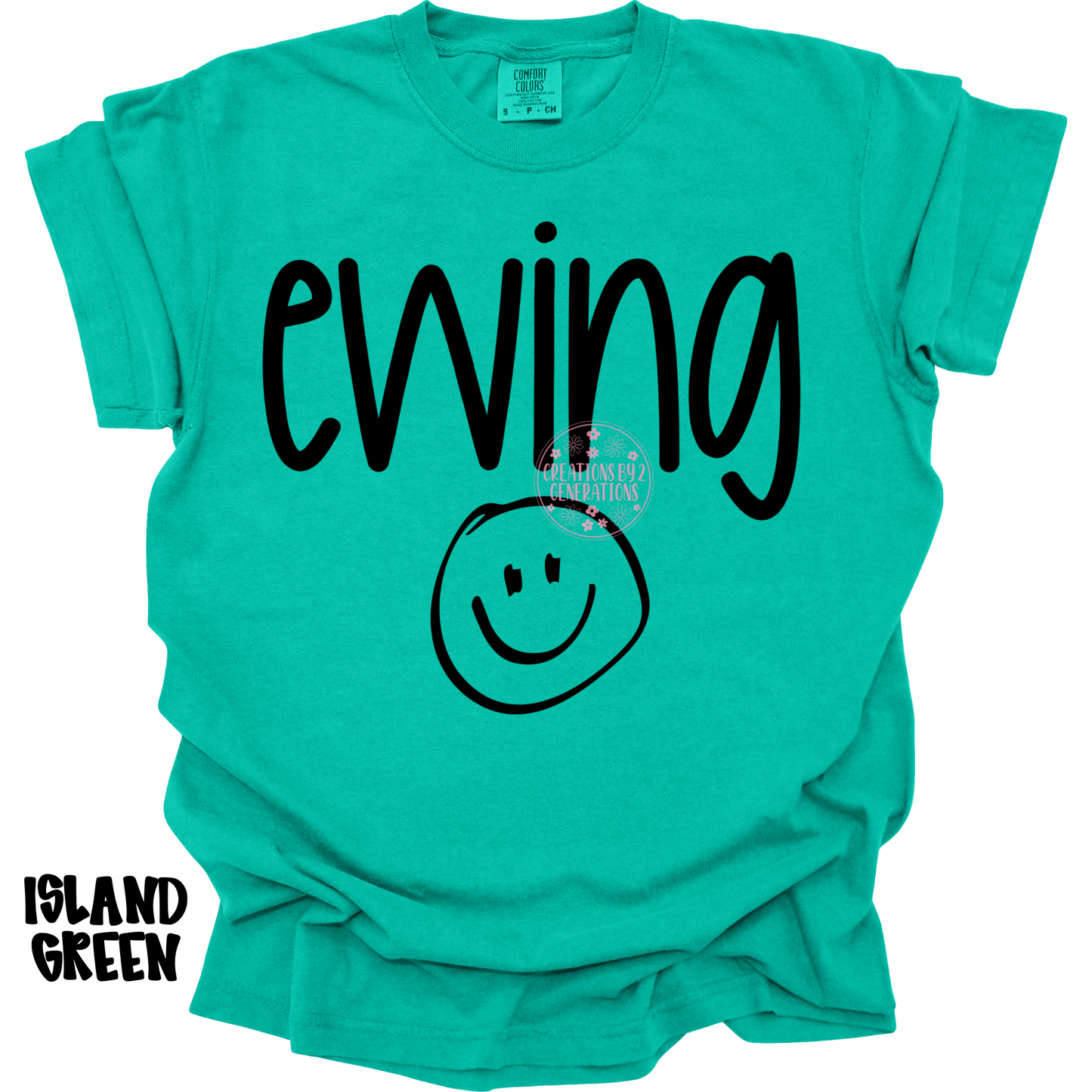 EWING WITH SMILEY FACE BLACK PREORDER