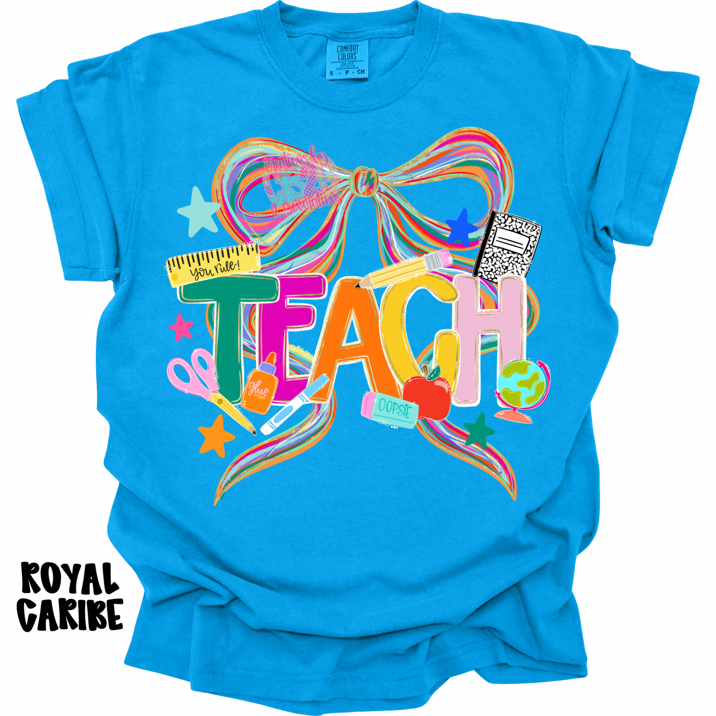 MULTICOLORED TEACH BOW
