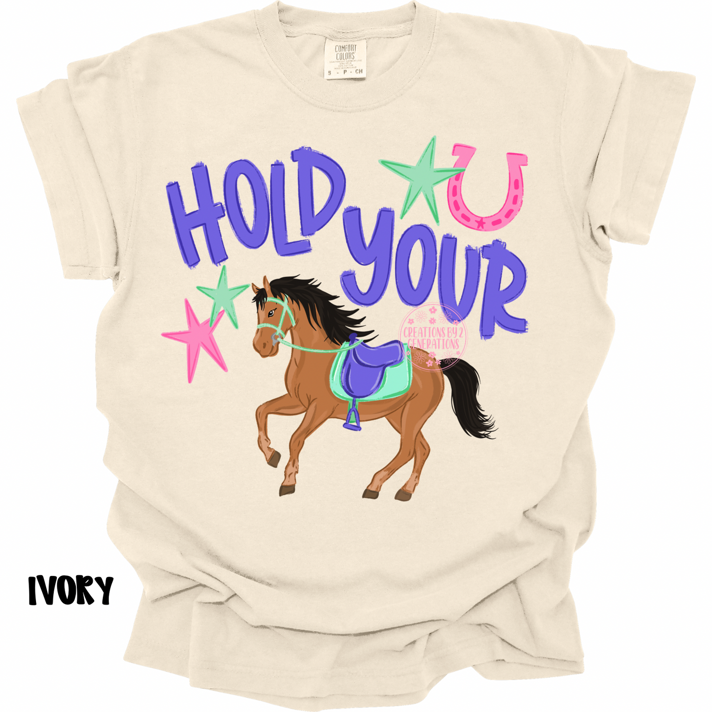 HOLD YOUR HORSES PURPLE/PINK PREORDER