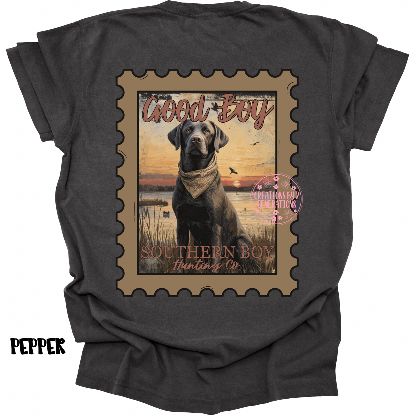 SOUTHERN BOY HUNTING CO GOOD BOY DOG 2 WITH FRONT POCKET DESIGN PREORDER (YOUTH)