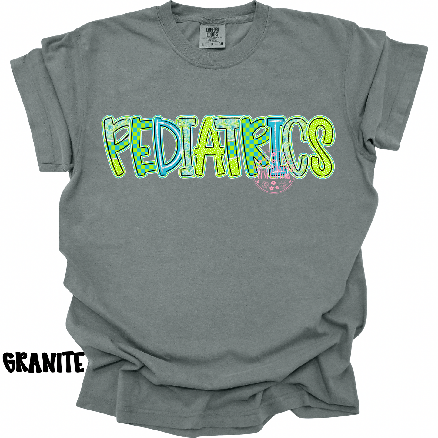 PEDIATRICS LIME/BLUE PREORDER
