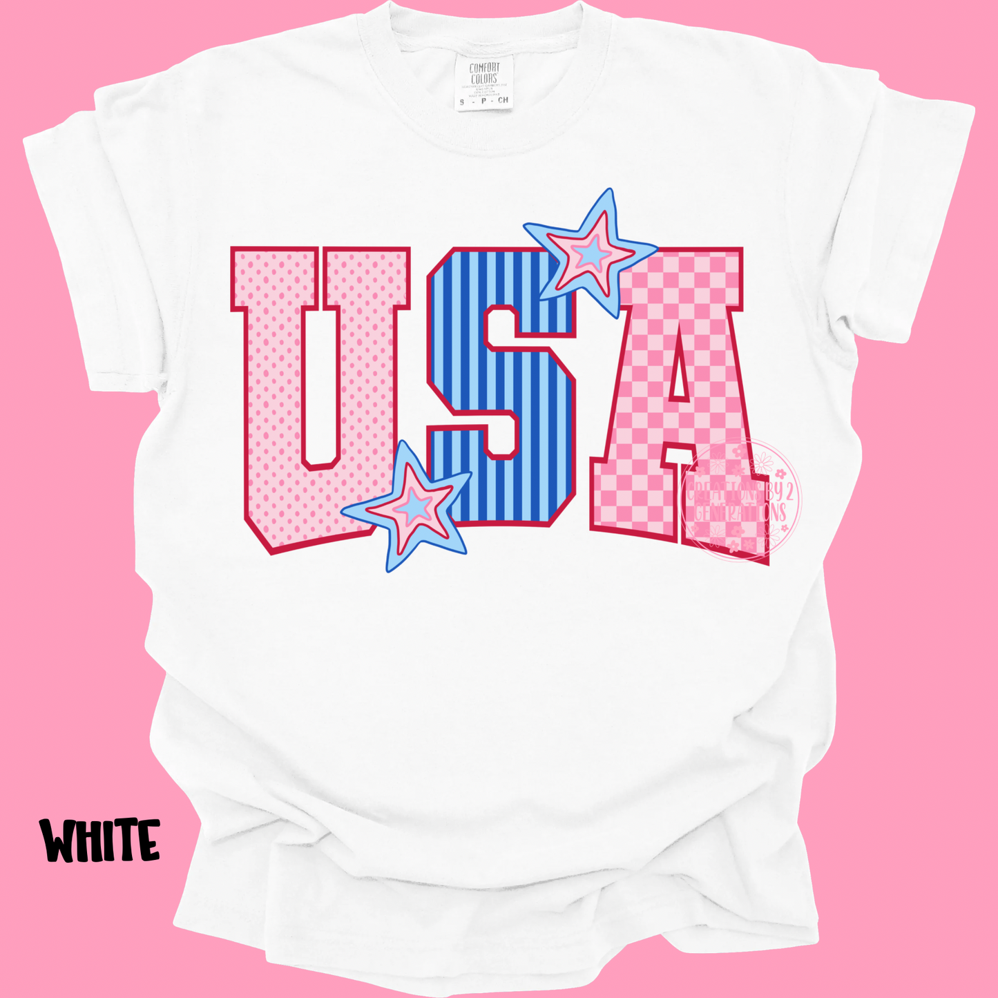 USA PINK/RED/BLUE WITH STARS PREORDER