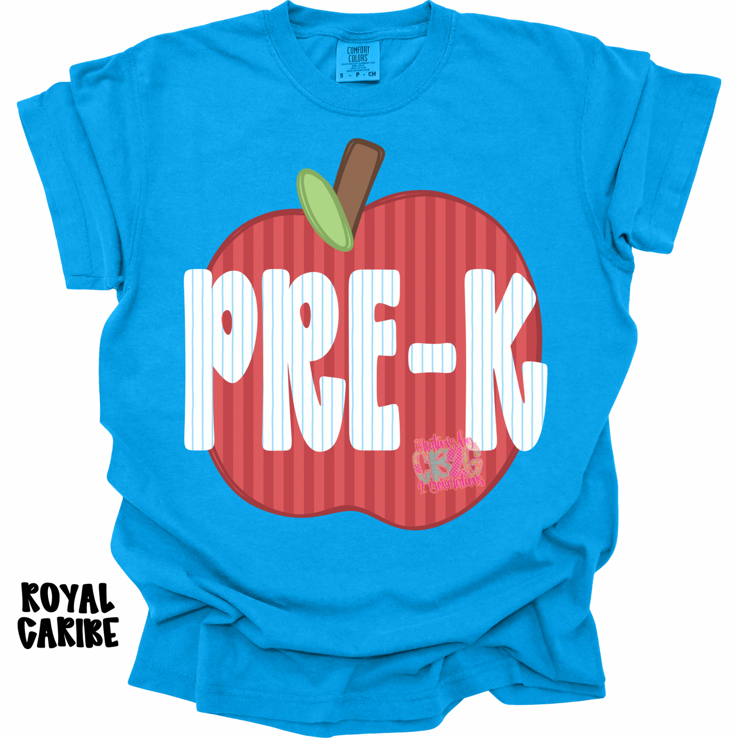 PRE-K APPLE STRIPES PREORDER (YOUTH)