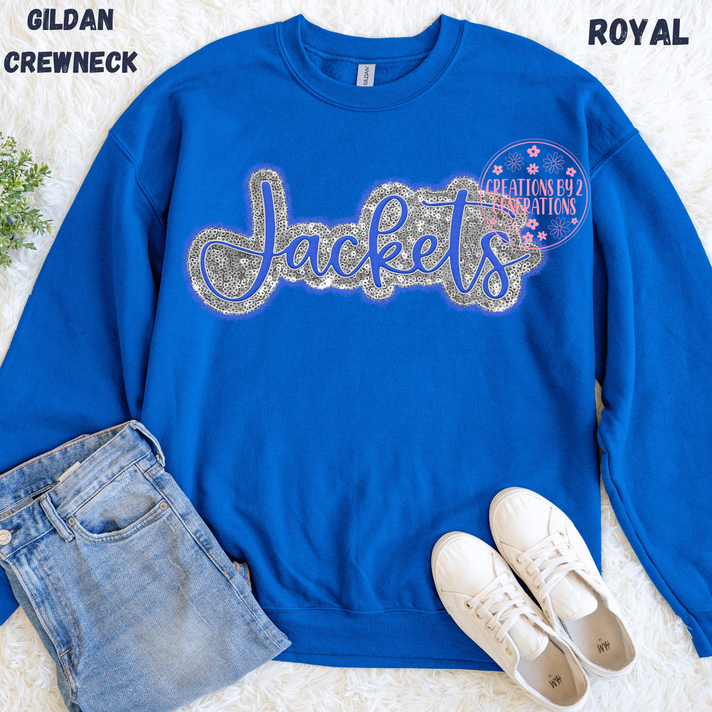 JACKETS FAUX SEQUINS SWEATSHIRT