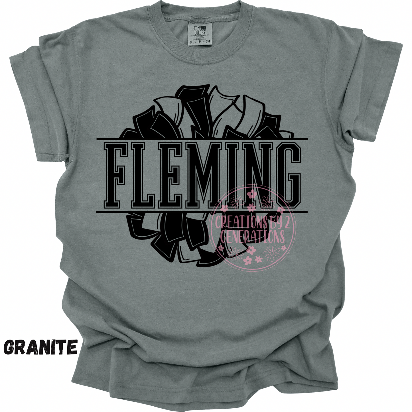 FLEMING CHEER BLACK OUTLINE PREORDER