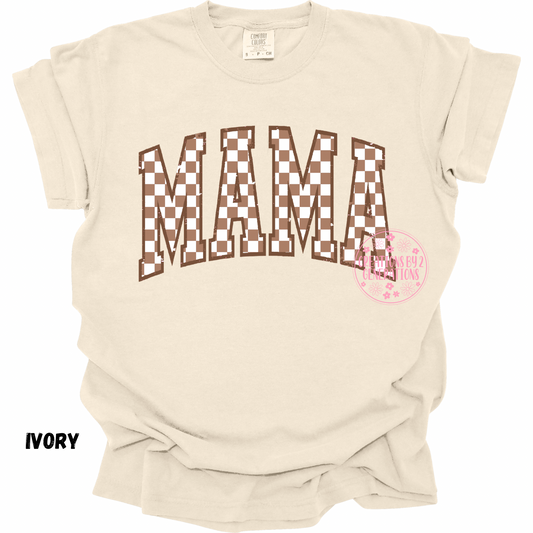 MAMA BROWN CHECKERED PREORDER