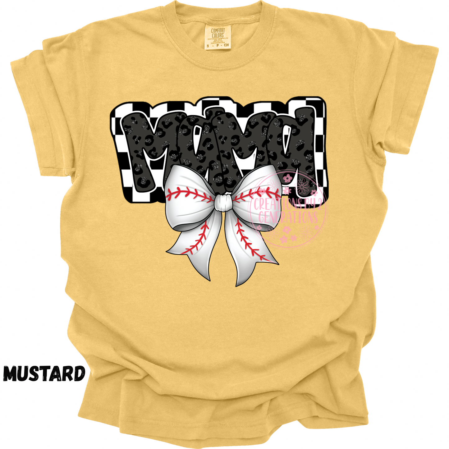 MAMA BASEBALL BOW PREORDER