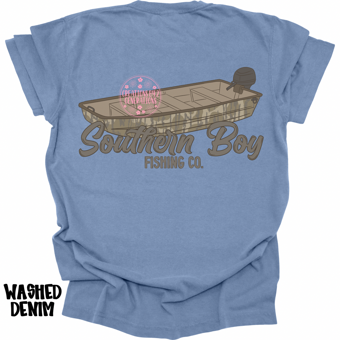 SOUTHERN BOY FISHING CO WITH FRONT POCKET DESIGN PREORDER