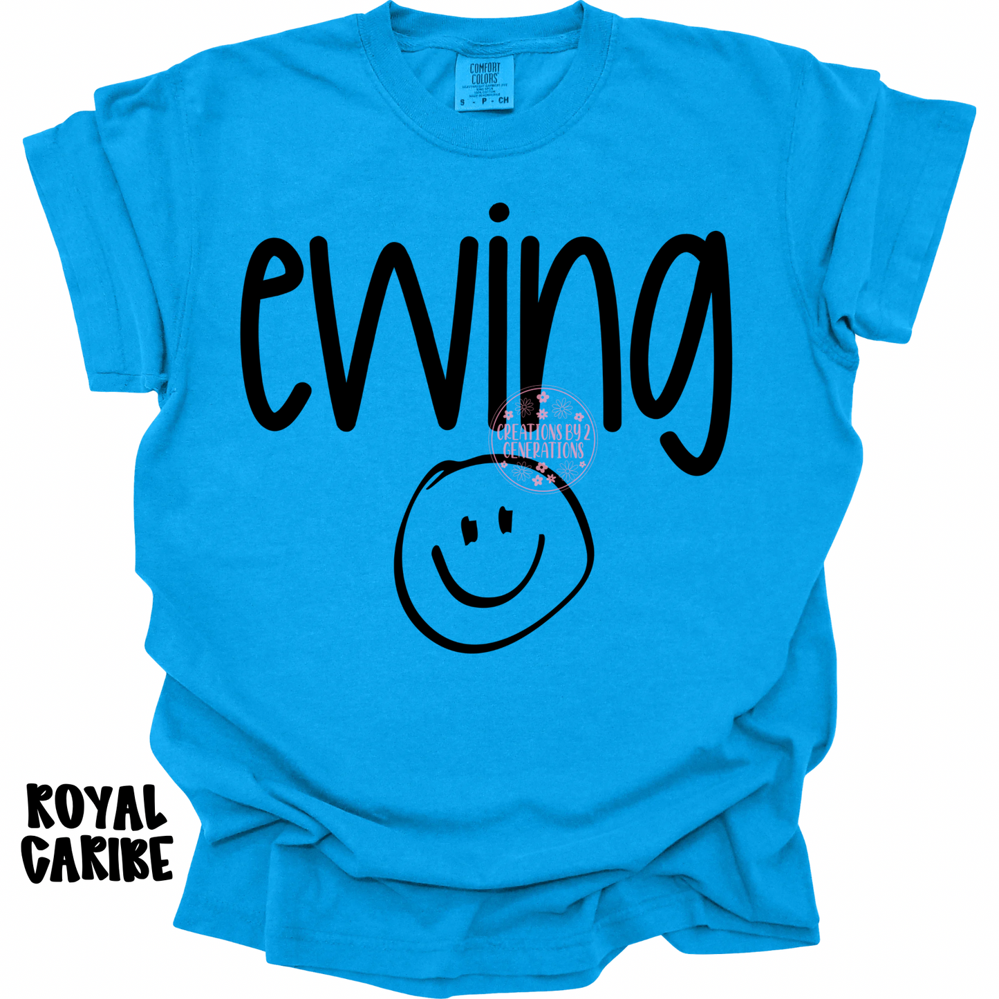 EWING WITH SMILEY FACE BLACK PREORDER