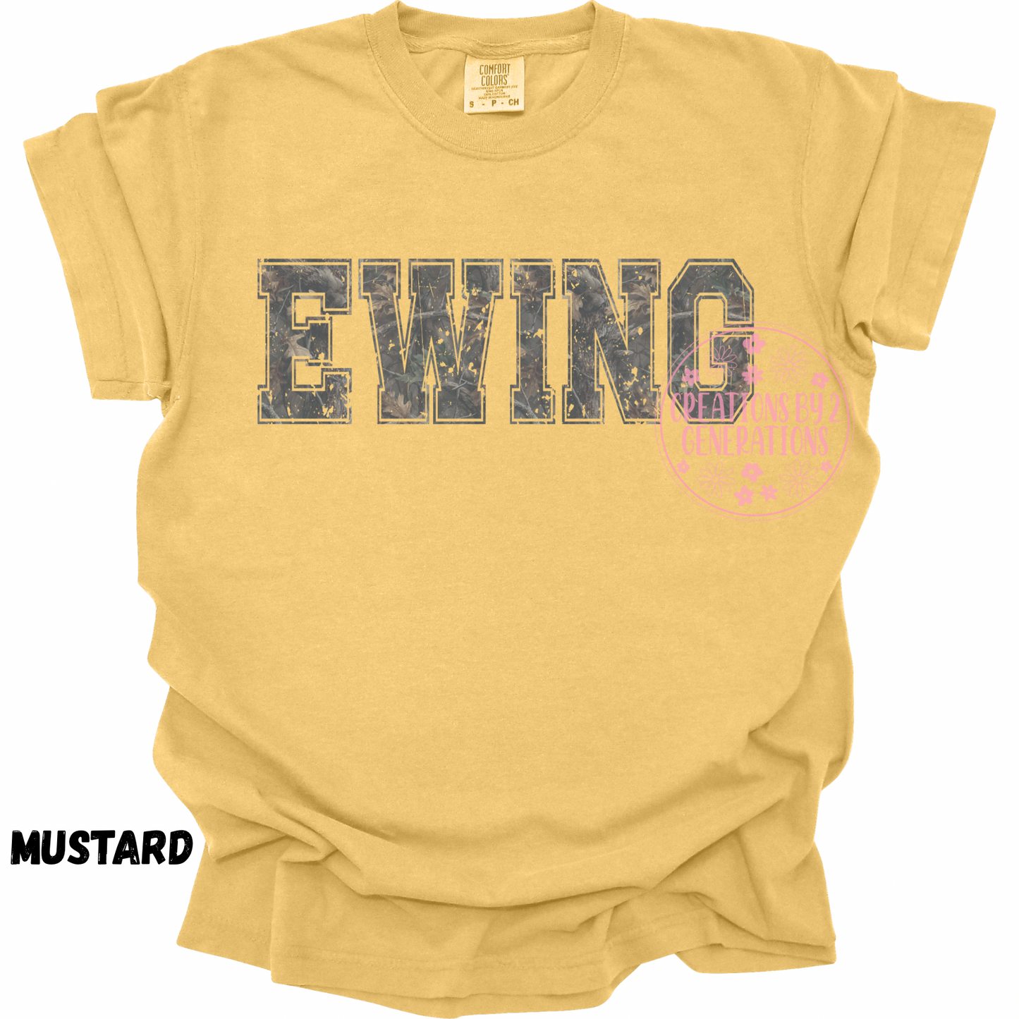 CAMO EWING DISTRESSED