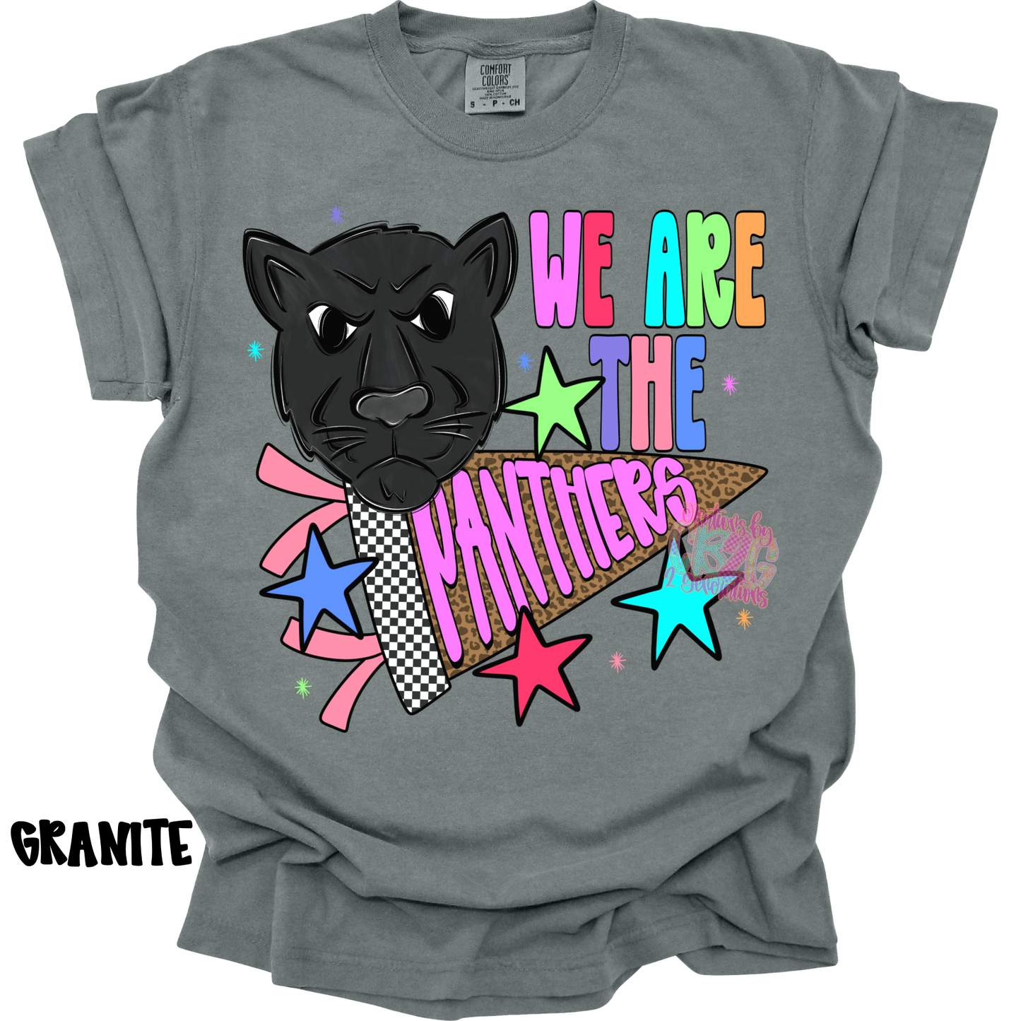 WE ARE THE PANTHERS COLORFUL WITH BANNER PREORDER