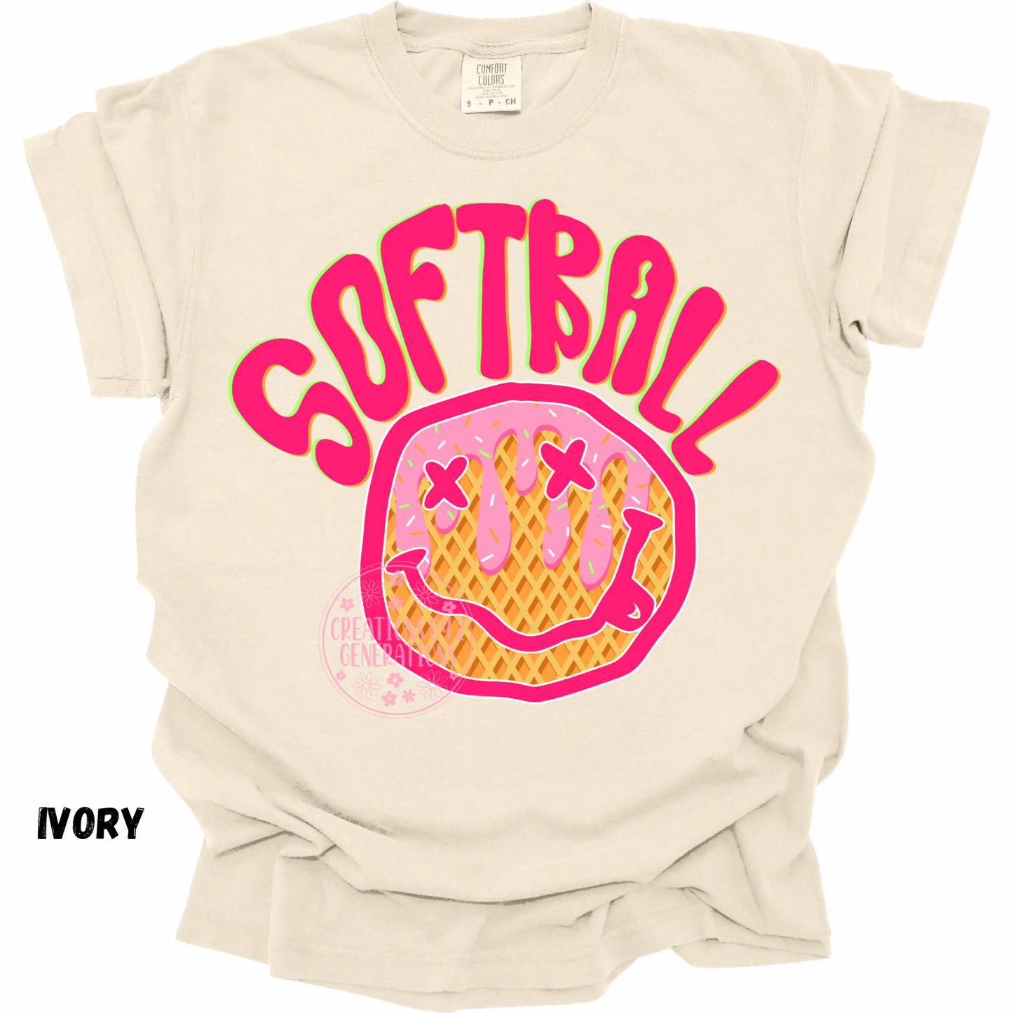 SOFTBALL DRIP WITH FACE PREORDER